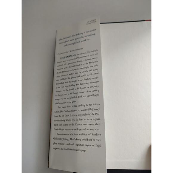 John Grisham The Boys From Biloxi and The Reckoning Hardcover Crime Fiction - Picture 11 of 16